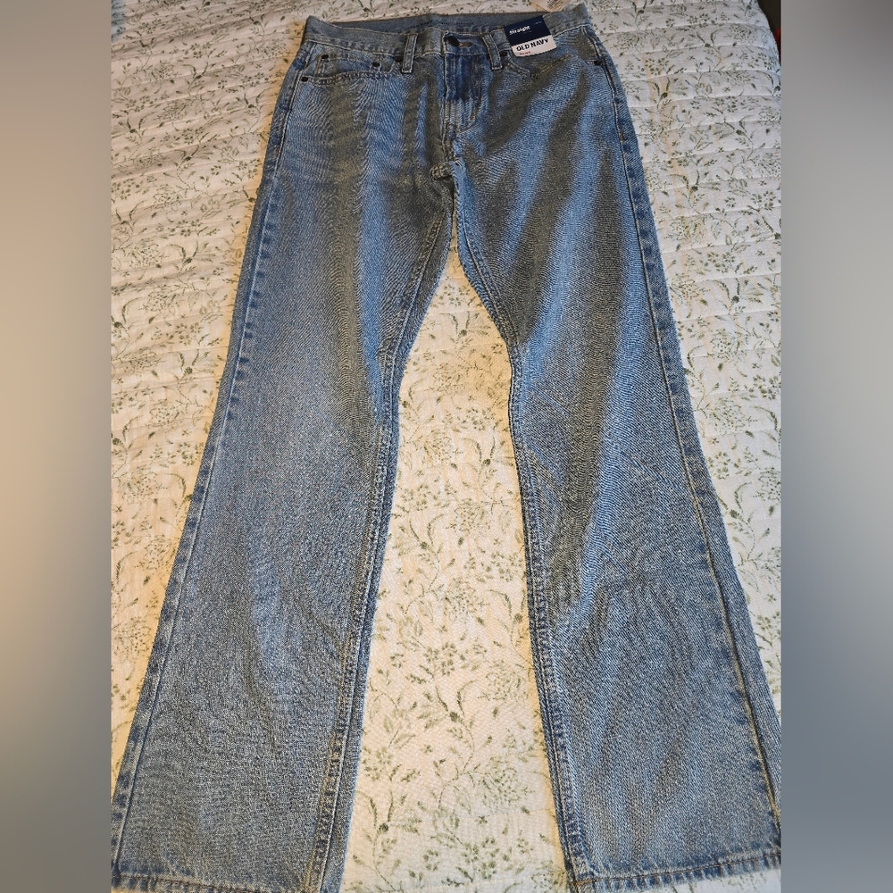 Old Navy Light Blue Straight Jeans